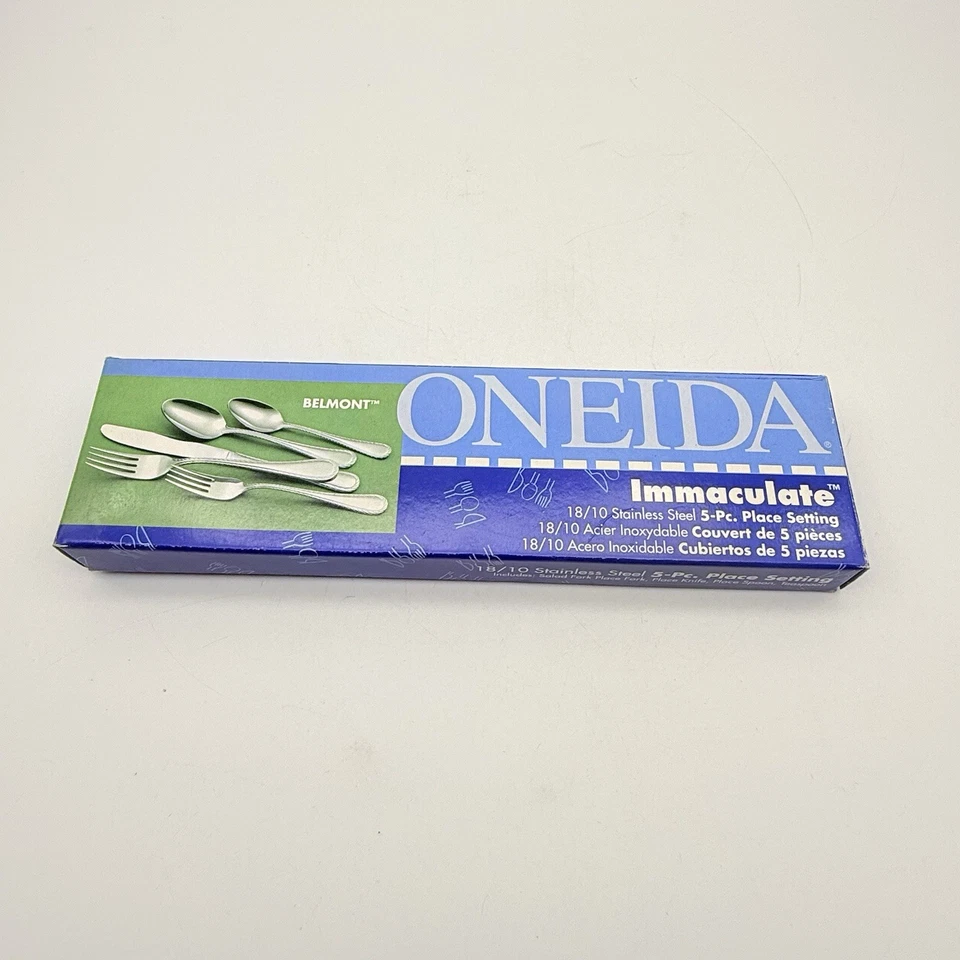Oneida 5 Piece Place Setting Flatware Immaculate 18/10 Stainless Steel - Image 1 of 4