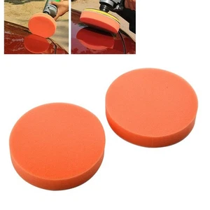 Brand New Polishing Pad Reusable Washable Waxing Pads Orange Polishing - Picture 1 of 12