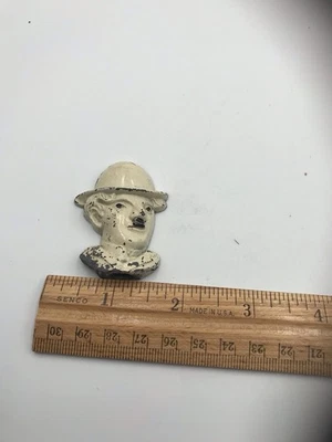 Vintage German Charlie Chaplin Pencil Sharpener Metal - Image 1 of 2