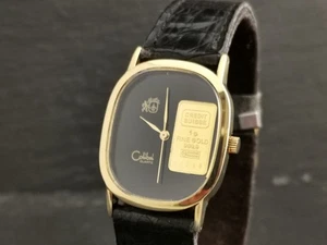 Colibri Watch. Credit Suisse, 1 gram, 24k Ingot Watch. Fully Working. - Picture 1 of 16