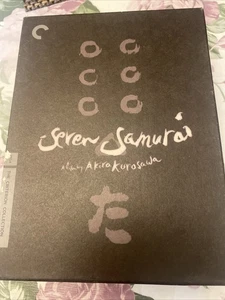 Seven Samurai (Criterion Collection) (DVD, 1954) Akira Kurosawa, 3 Discs Booklet - Picture 1 of 21