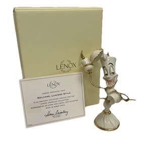Lenox Disney "Welcome, Lumiere Style" Beauty & The Beast w Box & COA - Picture 1 of 17