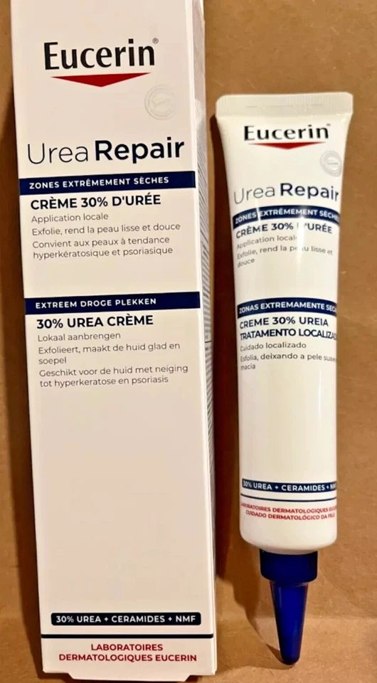 Eucerin Urea Repair PLUS Creme 30% 2,5 oz Pele Escamosa Seca Bruta EXP 08/2025 Novo - Imagem 1 de 3