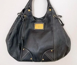 PRADA CAR SHOE handbag tote leather shoulder bag black ladies good condition - Picture 1 of 12