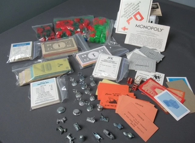 Various Monopoly Board Game Replacement Token Pieces - Image 1 of 1