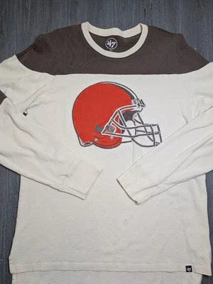Cleveland Browns Shirt Size Mens SMALL 47 BRAND Long Sleeve NFL Football - Image 1 of 4