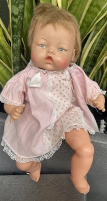 Muñeca Pulgarcita Años 60 De Colección OTT 16 Ideal Corp 16” Funciona Vestido Original Foto 1 de 4