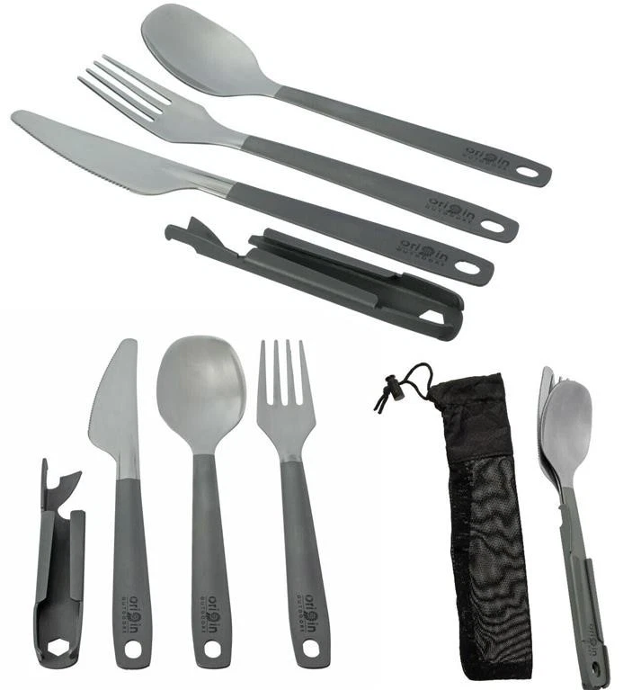 Origin Outdoors Bundeswehrbesteck 'Titan' nur 45 g 4-teilig Campingbesteck - Bild 1 von 1