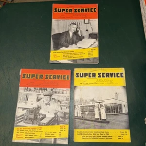 Super Tankstelle Oldtimer Auto KFZ Oktober 1947 Zeitschrift tolle Anzeigen - Bild 1 von 5
