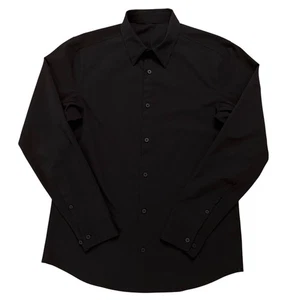 Lululemon Shirt Mens Size M Commission Long Sleeve Performance Stretch Black - Picture 1 of 4
