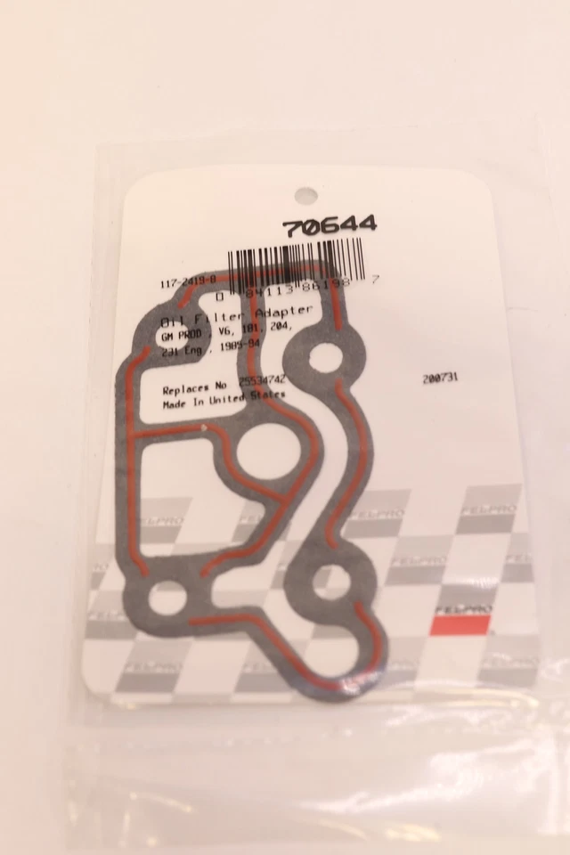 Junta de filtro de aceite Fel-Pro 70644  Foto 1 de 1