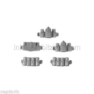 GISC11 MUNITIONS x5 MILITARUM TEMPESTUS SCIONS WARHAMMER 40000 BITZ WK40 73-74.. - Picture 1 of 1