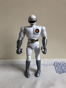 Masterbotix Power Bots Echo White Power Ranger Figure Trendmasters 1993 Vintage