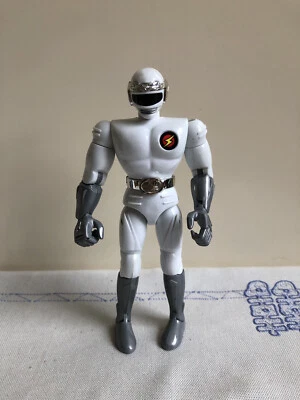 Figura Power Ranger Masterbotix Power Bots Echo blanca Trendmasters 1993 de colección Foto 1 de 4