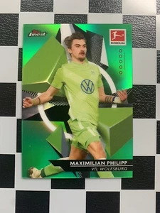 Topps Finest Bundesliga 2020-21 Maximilian Philipp Green 01/99 en estado bastante bueno Wolfsburgo - Imagen 1 de 2