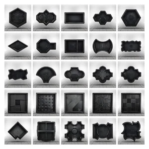 60 FORMES DE MOULES À PAVÉS pavage béton ciment jardin patio chemin park - Imagen 1 de 61
