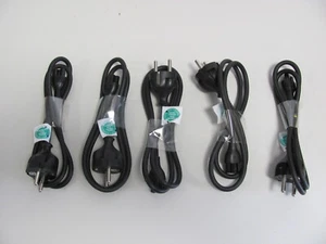 Posten mit 5 Stk. Honglin Power Cord / Netzkabel - Mod. HL-052D - Bild 1 von 5