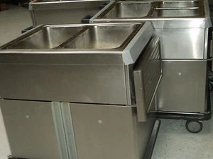Blanco Bain Marie,Wasserbad,Wärmewagen, Ausgabewagen 2/1GN Strom gebraucht - Bild 1 von 12