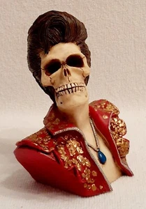 Elvis Presley Skeleton Figurine - Picture 1 of 5