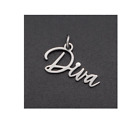 BEAUTIFUL DIVA SEXY CLASSY WOMAN LADY pendant  925 Sterling Silver 22" Necklace