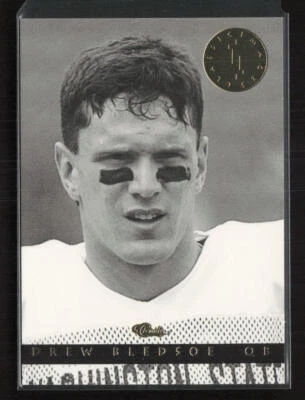 1993-94 Classic Images Four Sport #129 Drew Bledsoe New England Patriots - Image 1 of 2