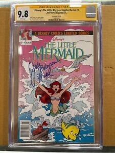 The Little Mermaid Limited Series #1 CGC SS 9.8 Signed By Jodi Benson Newsstand