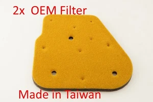 TWO Air Filter Element for ETON e-ton 50 70 90 Beamer Matrix Sierra 2 Stroke GA  - Picture 1 of 1