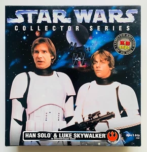 STAR WARS Kenner Collector Series HAN SOLO & LUKE SKYWALKER Stormtrooper KB Toys - Picture 1 of 5