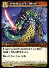 Wow tcg-leader of the darkcrest/betrayer eng