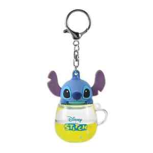 Disney Store Japan water in mug keychain stitch