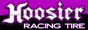 HOOSIER RACING TIRE DRAG CAR DIRT LATE MODEL RACING VINYL WINDOW STICKER DECAL - Foto 1 di 1