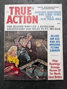 True Action Nov 1962 Men's Pulp Magazine Natzis - Imagen 1 de 12