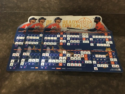 Houston Astros 2023 Schedule Magnet SGA 03/30: Jeremy Pena + Yordan Alvarez Cover