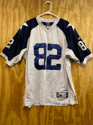 Vintage Reebok Dallas Cowboys Jason Witten NFL Throwback Jersey White Size 52 Cover