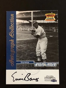 1999 Fleer Baseball Greats of the Game Ernie Banks Autograph collection Card - Picture 1 of 4