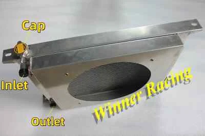 Radiador y cubierta ajuste Joyner USA Trooper 1100 UTV/Buggy, TUBO y CUBIERTA mismo lado Foto 1 de 4