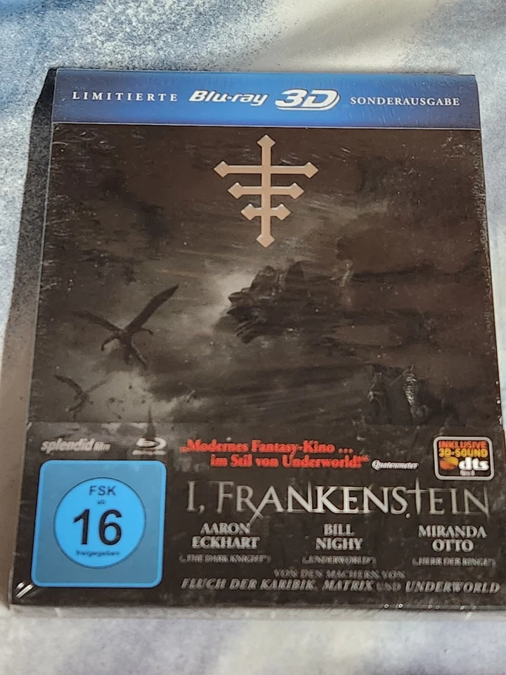 I, Frankenstein 3D + 2D Blu-Ray Glossy Debossed Exclusive Limited Steelbook New+ - Image 1 of 2
