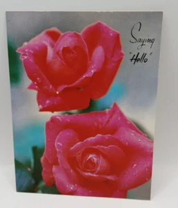 Paralyzed Veterans Of America Greeting Card, Saying Hello, Roses - Picture 1 of 3