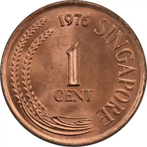 Singapore - 1 Cent - 1976 - Unc - Picture 1 of 2