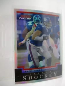 2004 Bowman Chrome Refractors #104 Jeremy Shockey GIANTS /500 - Picture 1 of 2