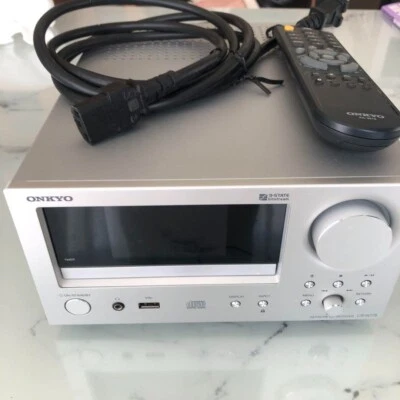 ONKYO CR-N775 Network CD Receiver w/ Adapter and Remote Test Completed Working - Image 1 of 4