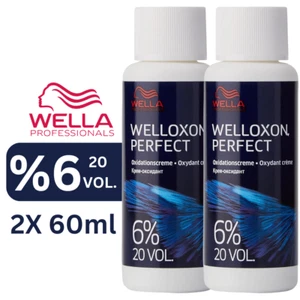 2x Wella Welloxon Perfect 6% 60 ml Creme Entwickler Oxidant 20 Vol. Wasserstoff - Bild 1 von 6