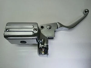 Harley-Davidson Softail 1994 Custom cilindro maestro de freno delantero cromado 3/4" - Imagen 1 de 11
