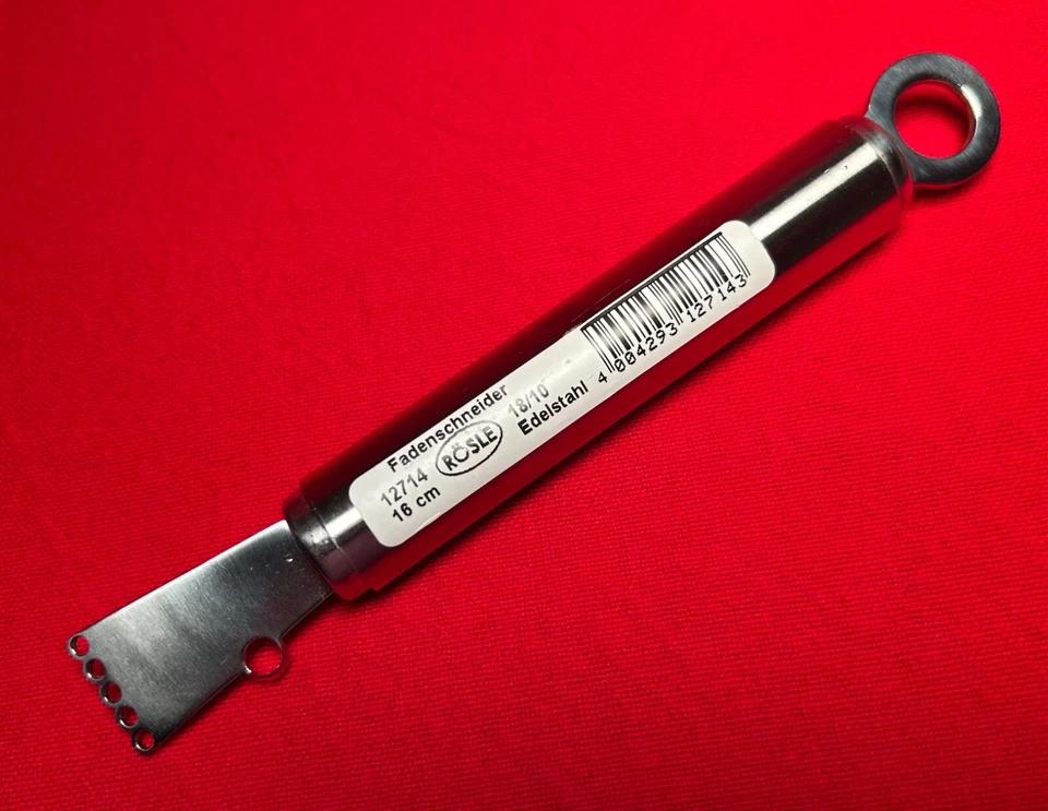 Rösle 18/10 Edestahl Stainless Steel Zester w/Canelle Cocktail Tool 6.3 inch EUC - Image 1 of 4