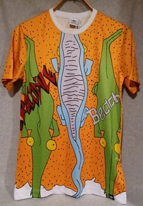 Crocodile Beach T-Shirt Adidas Originals Collective Gr. S Pop-Art - Bild 1 von 13