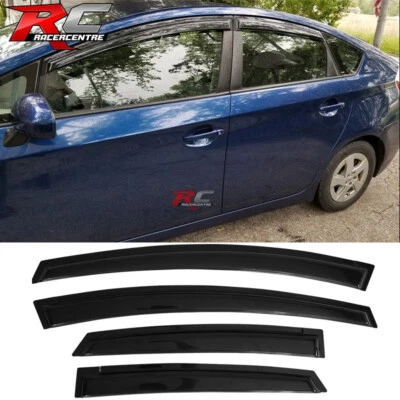 Fits 10-15 Toyota Prius XW30 Acrylic Window Visors 4Pieces Set Foto 1 de 4