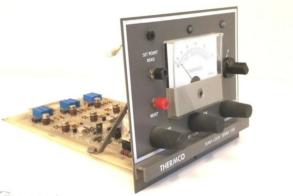 Thermco Temp-Lock Series 1101 Controller w/ x-100 Centigrade Gauge Foto 1 de 4
