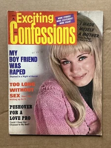 Exciting Confessions January 1970 Adult Pulp Stories Sex Relationships Romance - Imagen 1 de 4