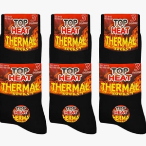 Thermo Wintersocken dicke warme Arbeitsstiefelsocken Gr. 6-11 schwarz Polyester Unisex - Bild 1 von 12