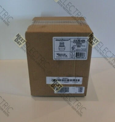 Edwards Signaling, 51A-N5-40W, Flashing Light Horn Adaptabeacon Amber Orange - Image 1 of 3